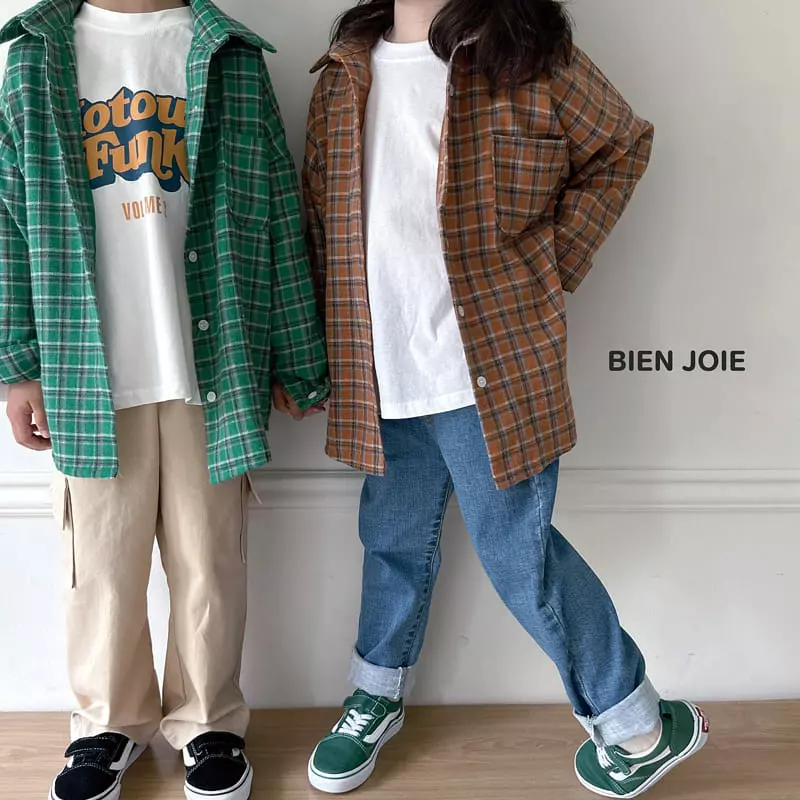 Bien Joie - Korean Children Fashion - #kidsshorts - Colabo Shirt - 2