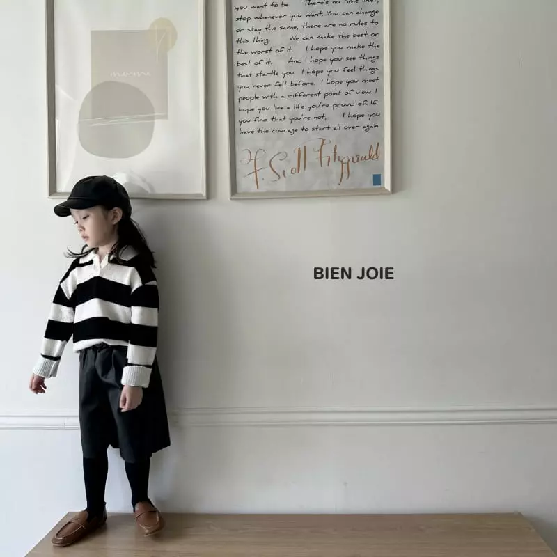 Bien Joie - Korean Children Fashion - #kidzfashiontrend - Poling Knit Tee - 3