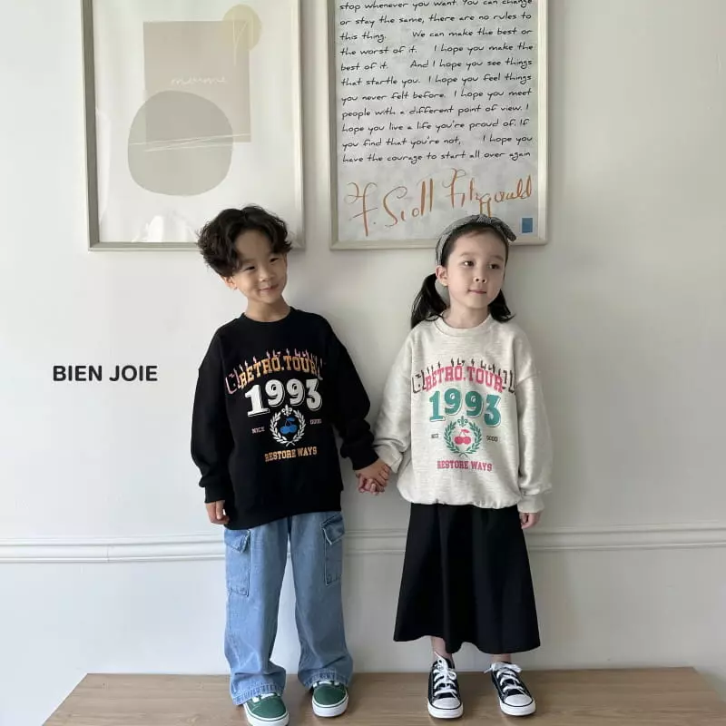 Bien Joie - Korean Children Fashion - #littlefashionista - 1993 Sweatshirt