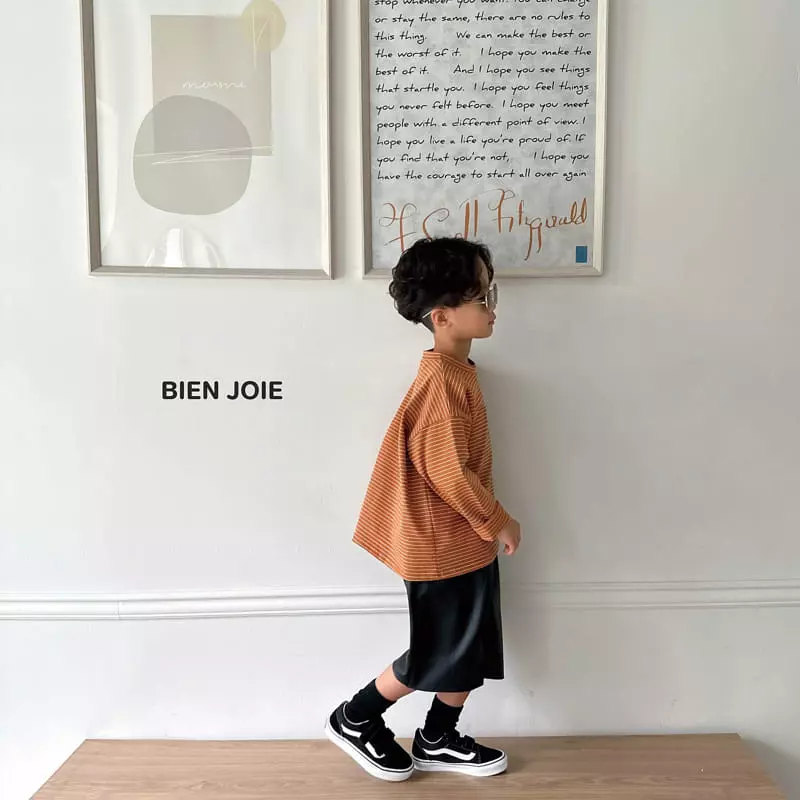 Bien Joie - Korean Children Fashion - #prettylittlegirls - Cooming Stripes Tee - 8