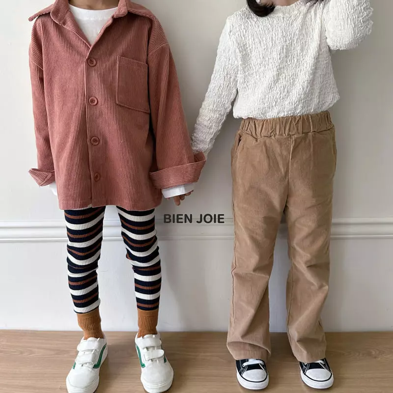 Bien Joie - Korean Children Fashion - #prettylittlegirls - Cheese St Leggings - 2