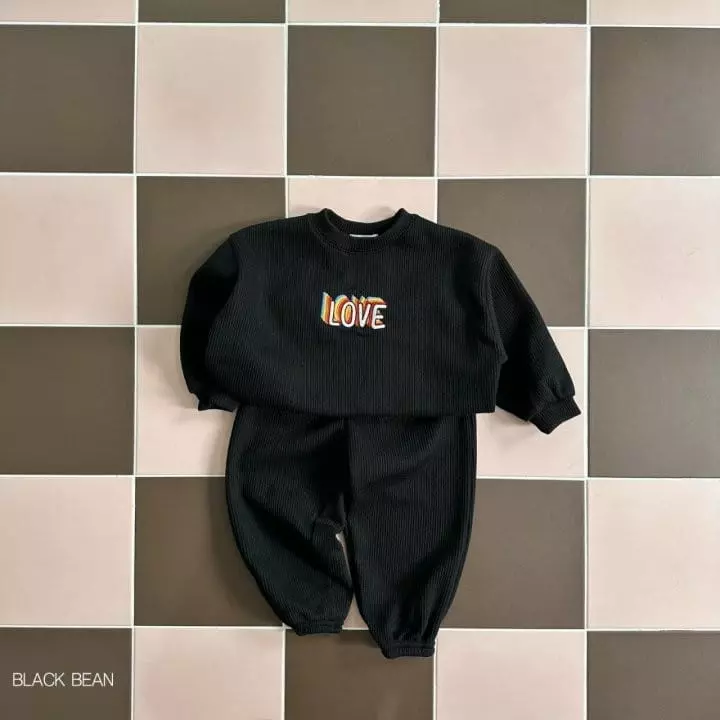 Black Bean - Korean Children Fashion - #designkidswear - Lover Set - 3