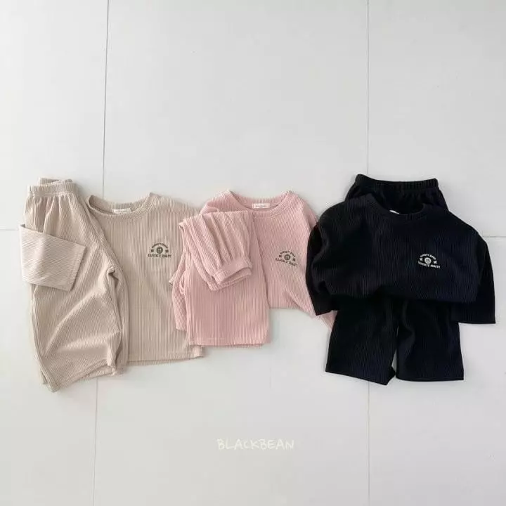 Black Bean - Korean Children Fashion - #discoveringself - Clover Set