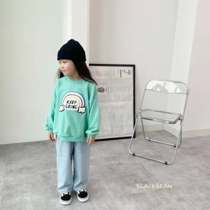 Black Bean - Korean Children Fashion - #minifashionista - Sky Sweatshirt - 2