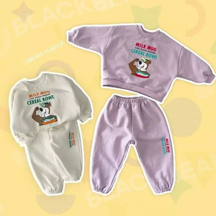 Black Bean - Korean Children Fashion - #minifashionista - Hound Set - 7