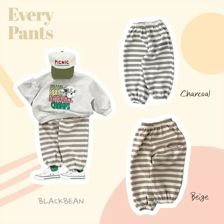 Black Bean - Korean Children Fashion - #todddlerfashion - Every Pants