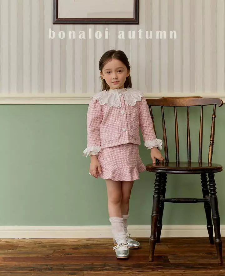 Bonaloi - Korean Children Fashion - #kidsshorts - C Queen Lace Jacket - 8