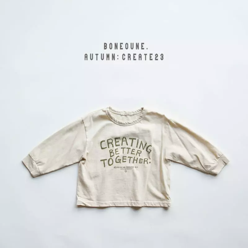 Boneoune - Korean Children Fashion - #childrensboutique - Creating Tee - 2