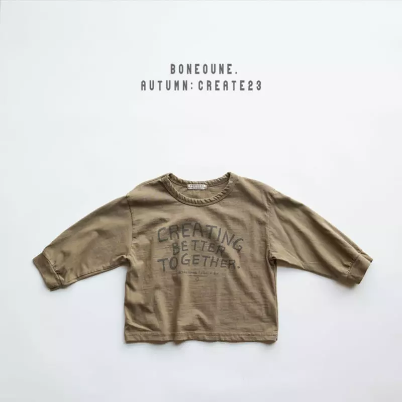 Boneoune - Korean Children Fashion - #designkidswear - Creating Tee - 3
