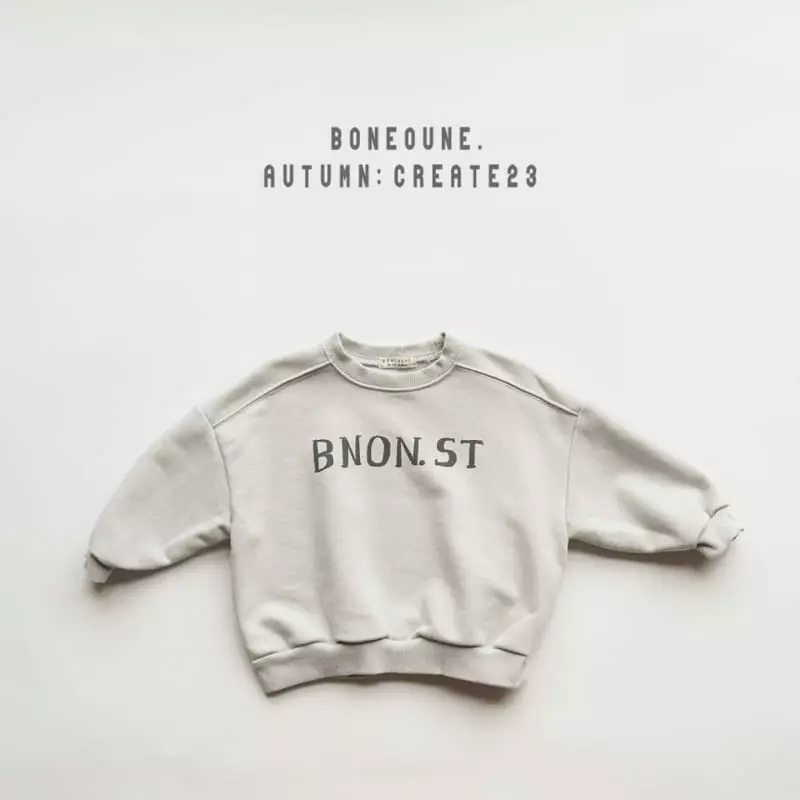 Boneoune - Korean Children Fashion - #discoveringself - Bien St Sweatshirt - 2