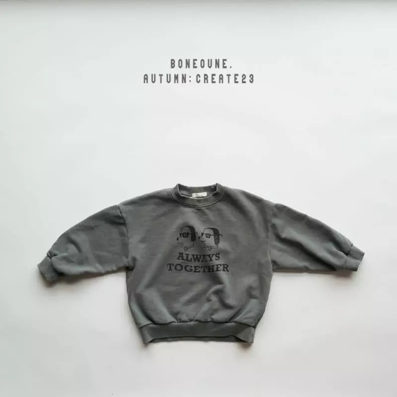 Boneoune - Korean Children Fashion - #fashionkids - Twince Sweatshirt - 3