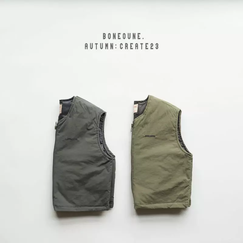 Boneoune - Korean Children Fashion - #fashionkids - Hass Zip-up Vest