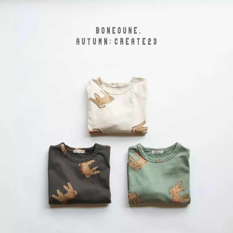 Boneoune - Korean Children Fashion - #kidsshorts - Smile Cheetah Tee - 6