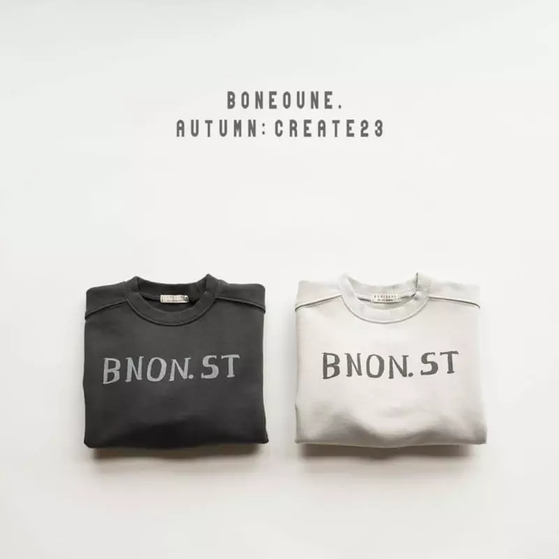 Boneoune - Korean Children Fashion - #fashionkids - Bien St Sweatshirt - 4