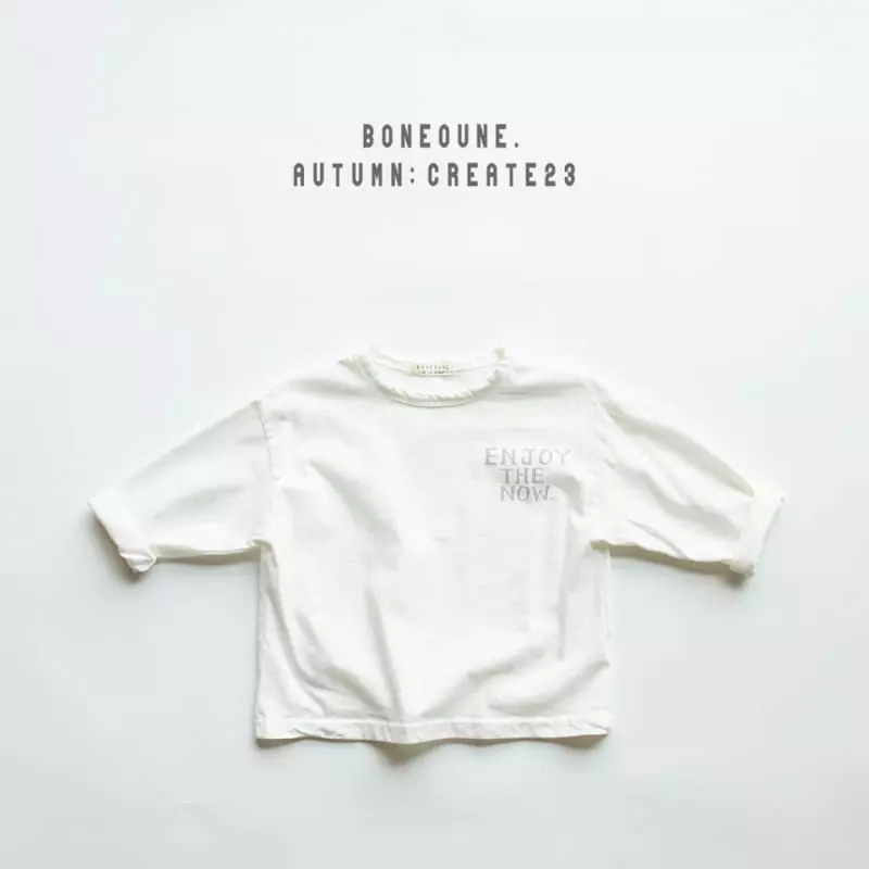 Boneoune - Korean Children Fashion - #kidsshorts - Enjoy Tee - 2