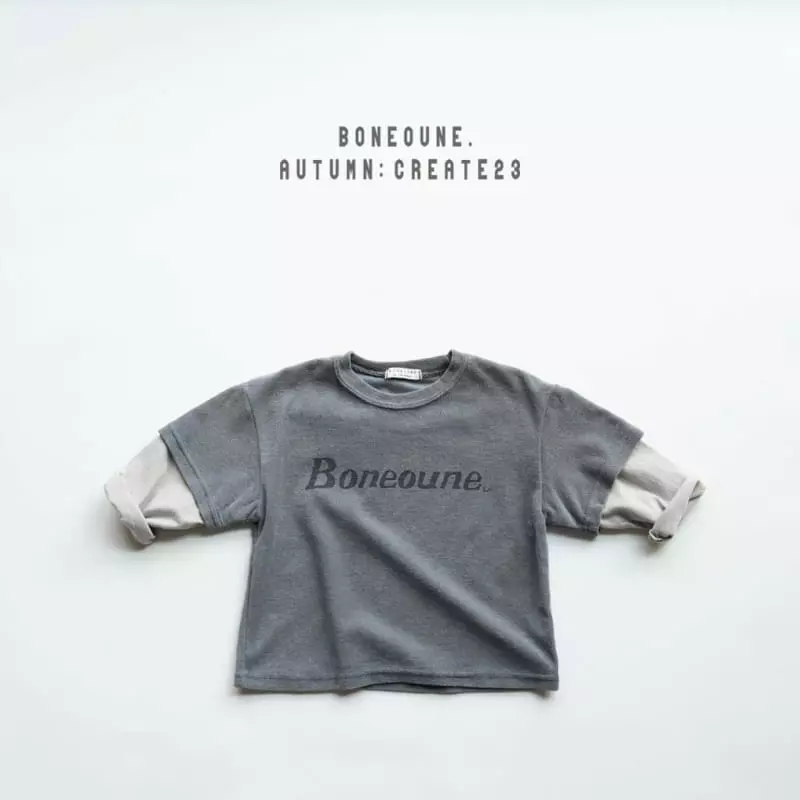 Boneoune - Korean Children Fashion - #kidsstore - Layered Tee - 2