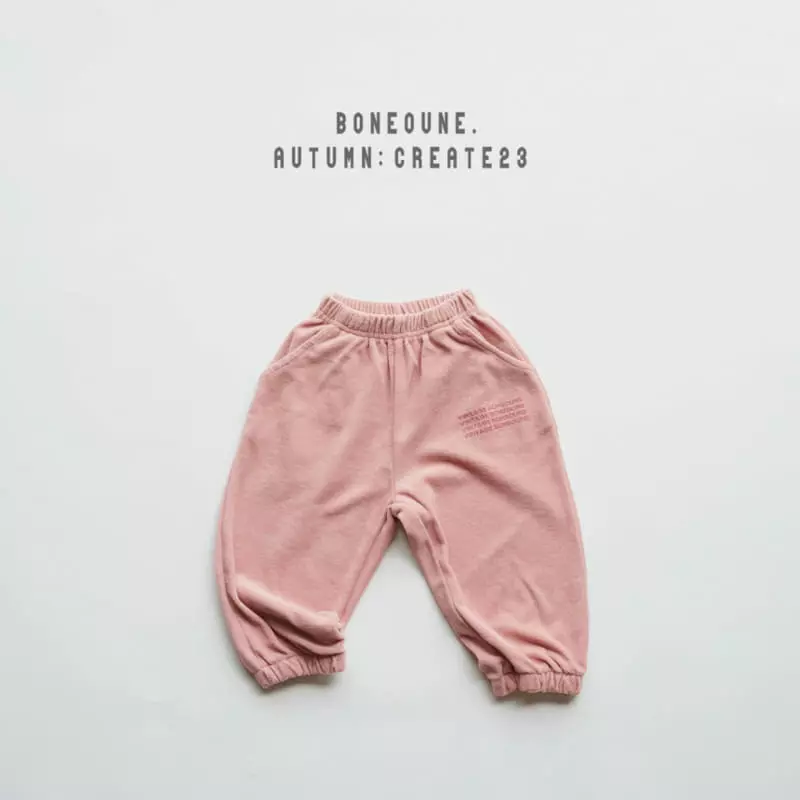 Boneoune - Korean Children Fashion - #littlefashionista - Poster Pants - 4