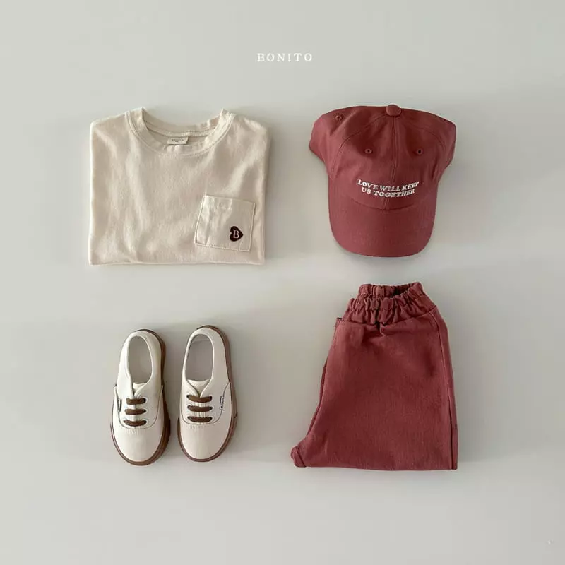 Bonito - Korean Baby Fashion - #babyboutique - Loose B Pocket Tee - 8