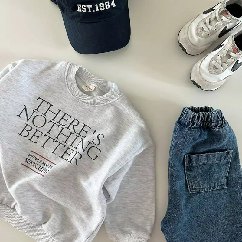 Bonito - Korean Baby Fashion - #babyboutique - Nothing Sweatshirt - 5