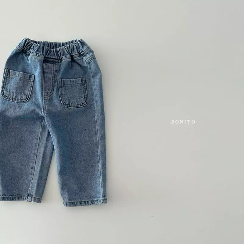 Bonito - Korean Baby Fashion - #babyfashion - Pocket Jeans