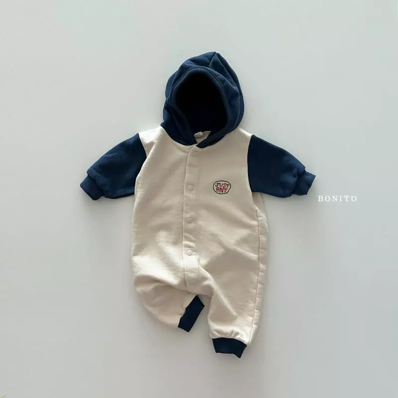 Bonito - Korean Baby Fashion - #babyfever - Just Color Hoody Bodysuit - 6