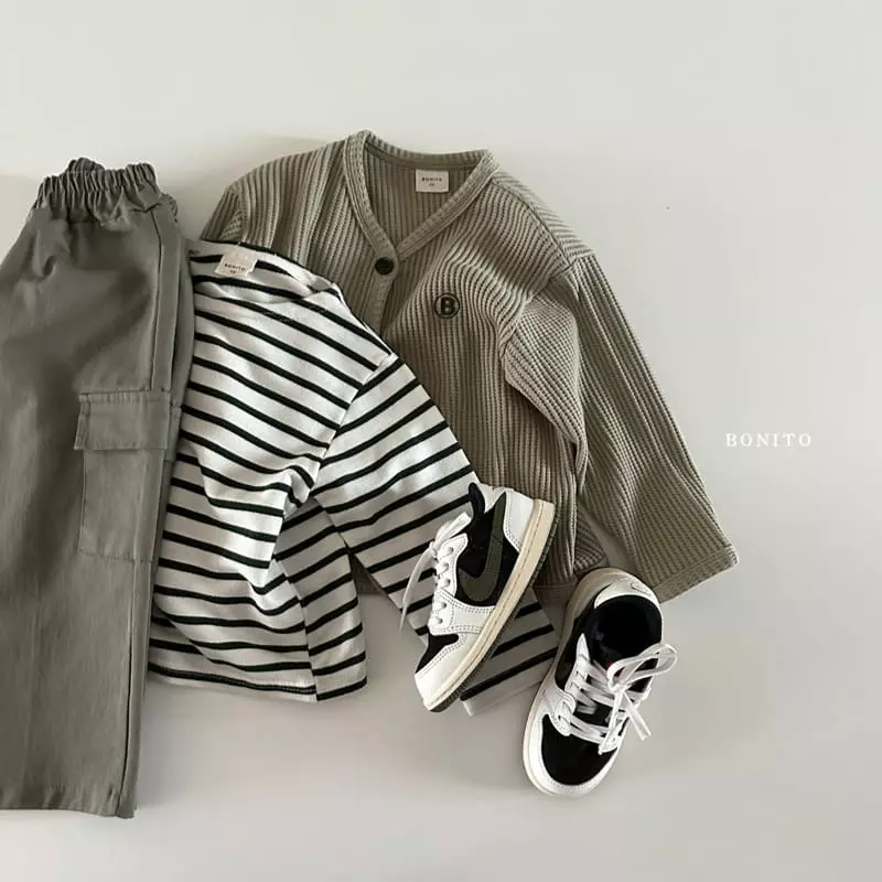 Bonito - Korean Baby Fashion - #babyootd - Stripes TEe - 5