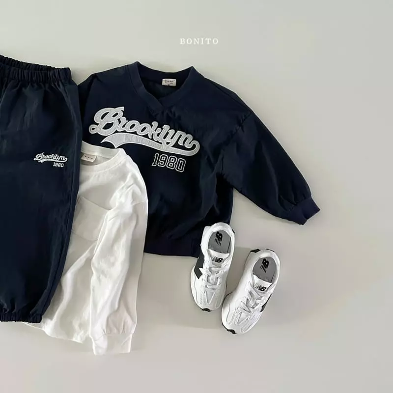 Bonito - Korean Baby Fashion - #babyootd - Piping Pocket Tee - 2