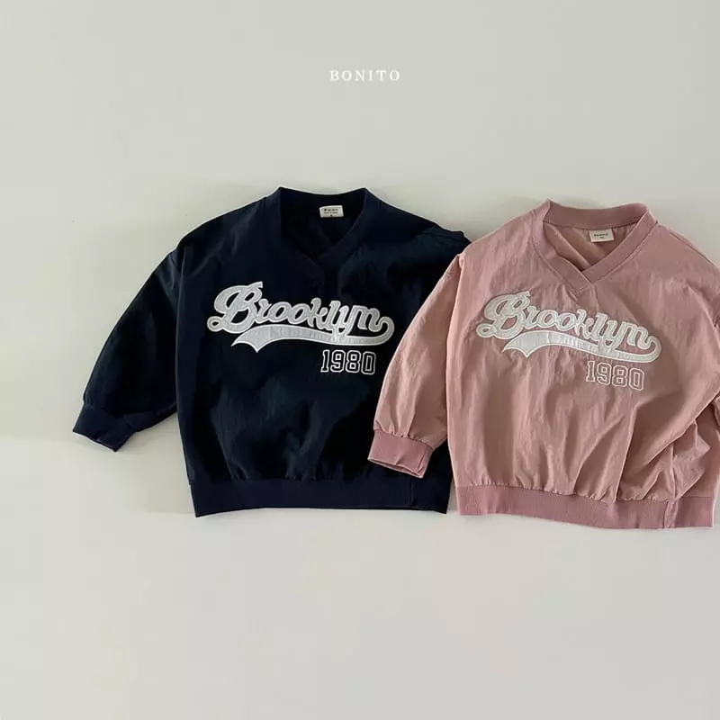 Bonito - Korean Baby Fashion - #babyoutfit - Basrak Brooklyn V Sweatshirt