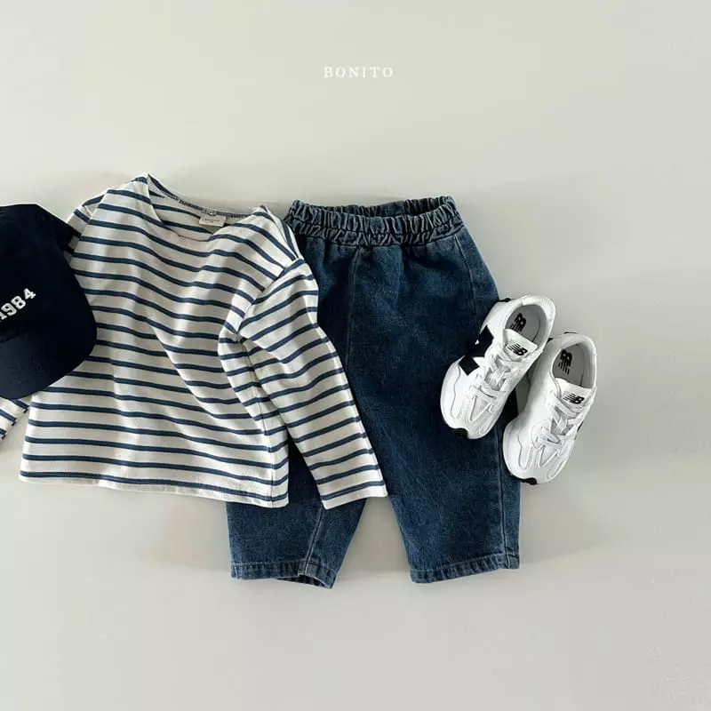 Bonito - Korean Baby Fashion - #onlinebabyshop - Stripes TEe - 10