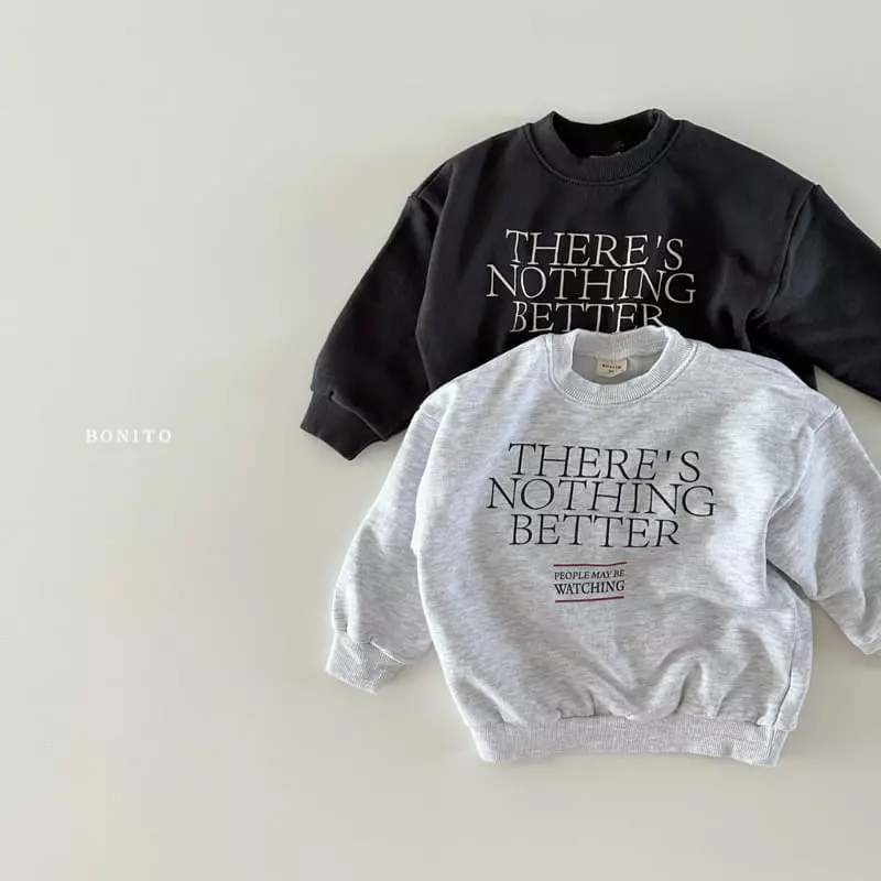 Bonito - Korean Baby Fashion - #onlinebabyshop - Nothing Sweatshirt - 3