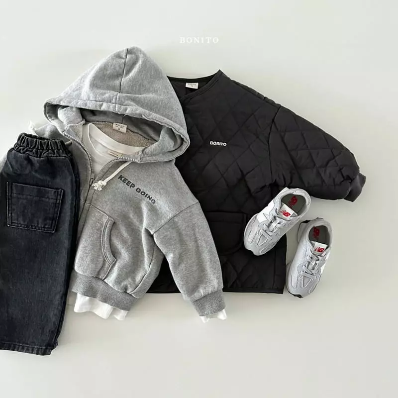 Bonito - Korean Baby Fashion - #smilingbaby - Keep Going Hoody Zip-up - 11