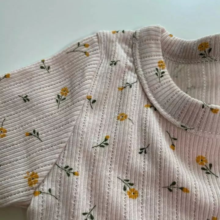 Brody Jane - Korean Children Fashion - #discoveringself - Yellow Flower Set - 6