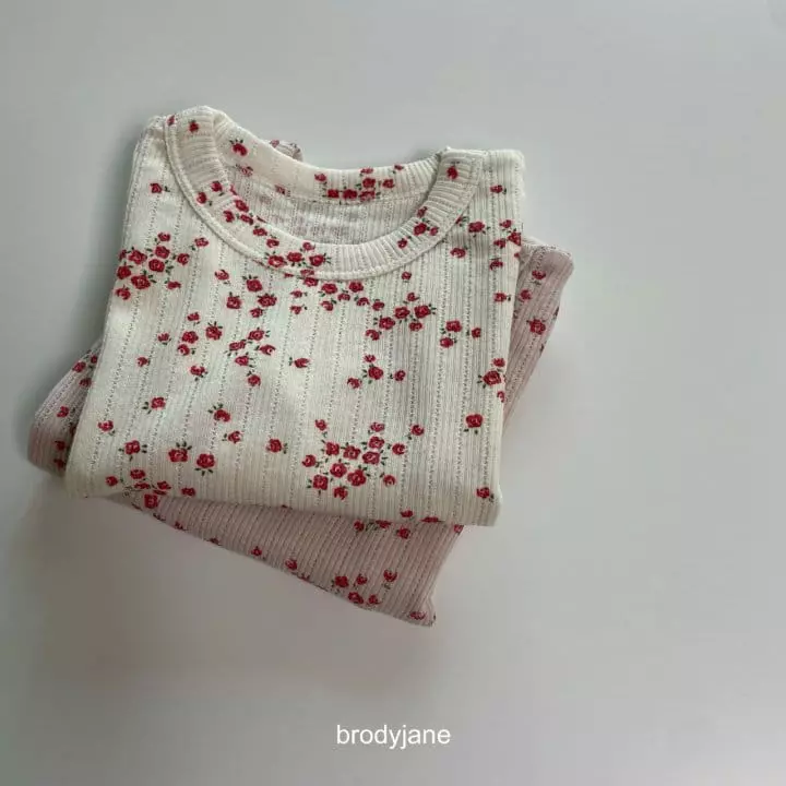 Brody Jane - Korean Children Fashion - #discoveringself - Red Flower Set - 5