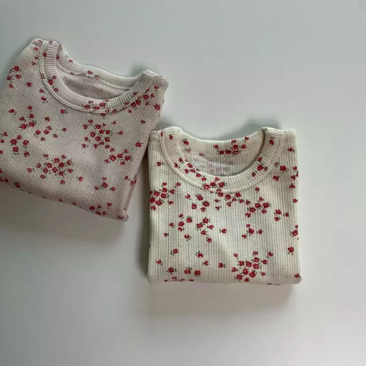 Brody Jane - Korean Children Fashion - #fashionkids - Red Flower Set - 6