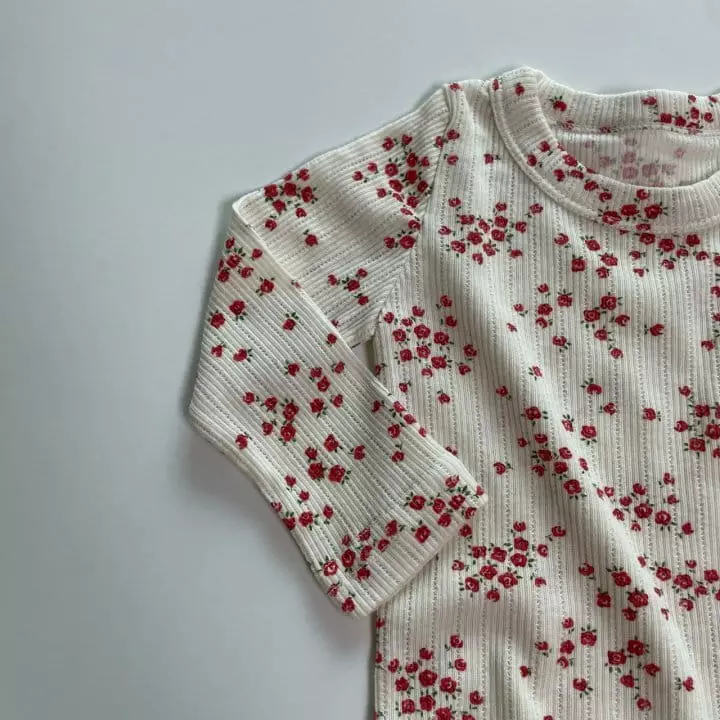 Brody Jane - Korean Children Fashion - #kidsstore - Red Flower Set - 8