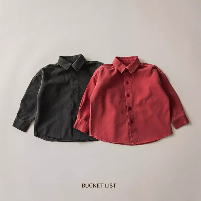 Bucket List - Korean Children Fashion - #Kfashion4kids - Pigment Shirt - 8