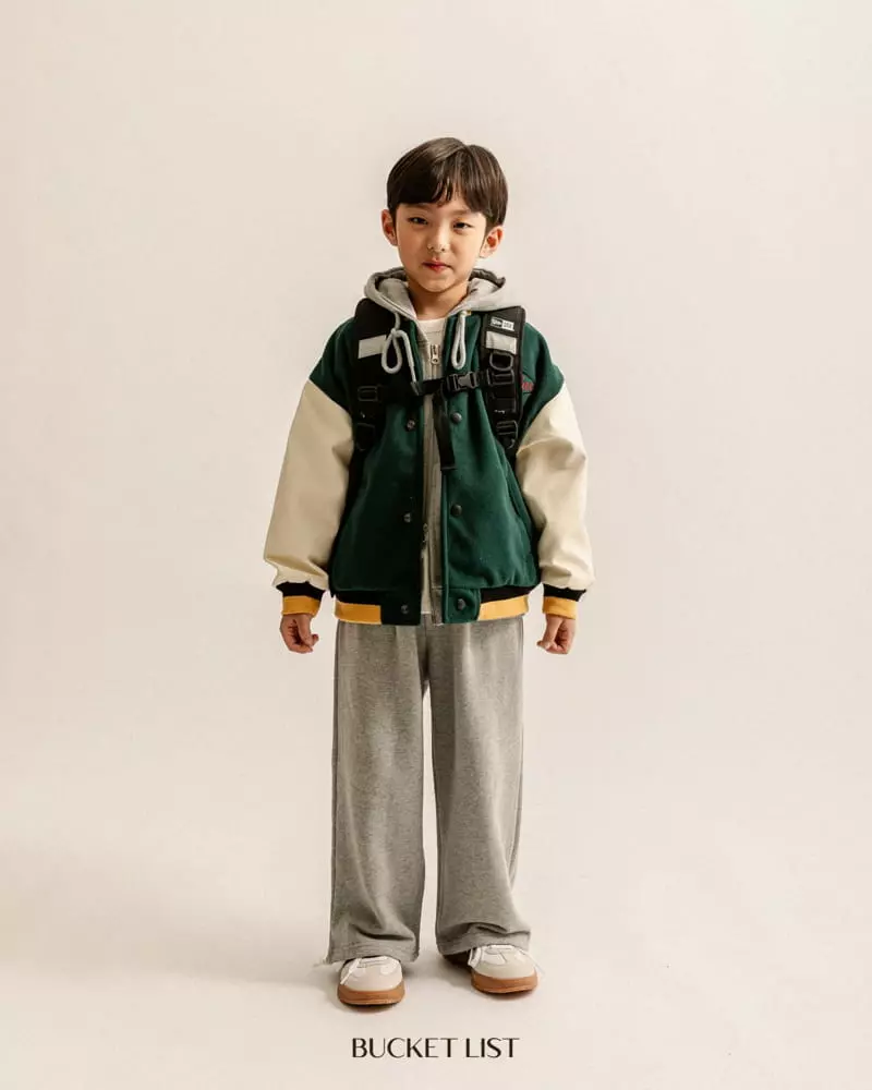 Bucket List - Korean Children Fashion - #childofig - Campus Jumper - 10