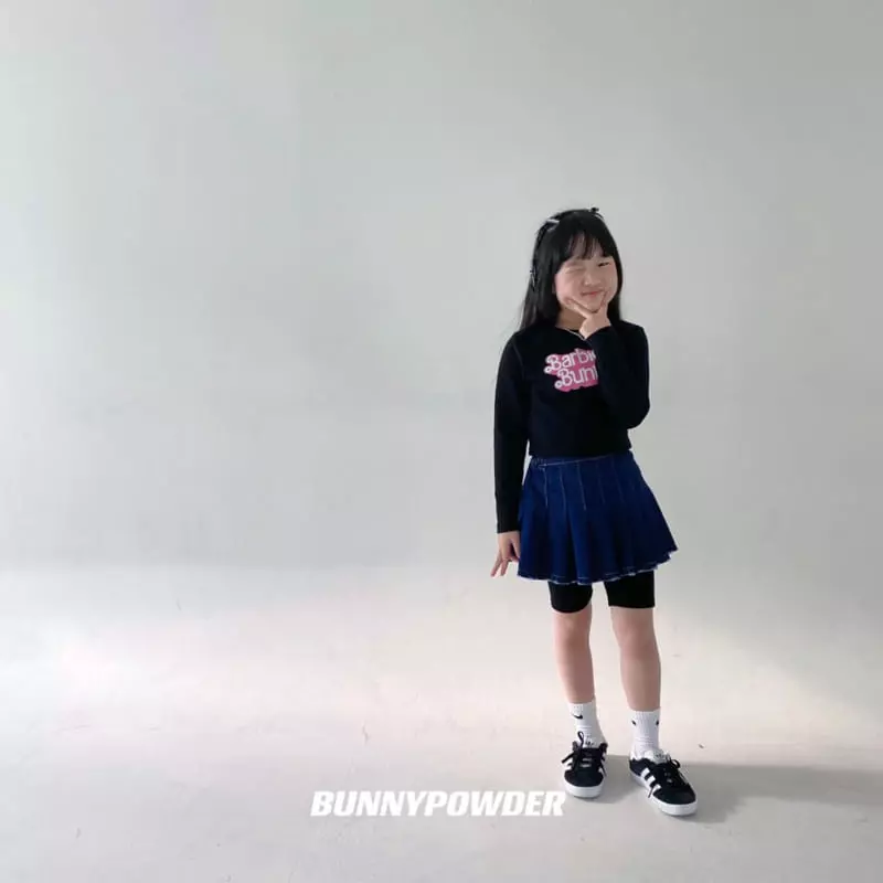 Bunny Powder - Korean Children Fashion - #fashionkids - Rib Bicke Leggings with Mom - 5