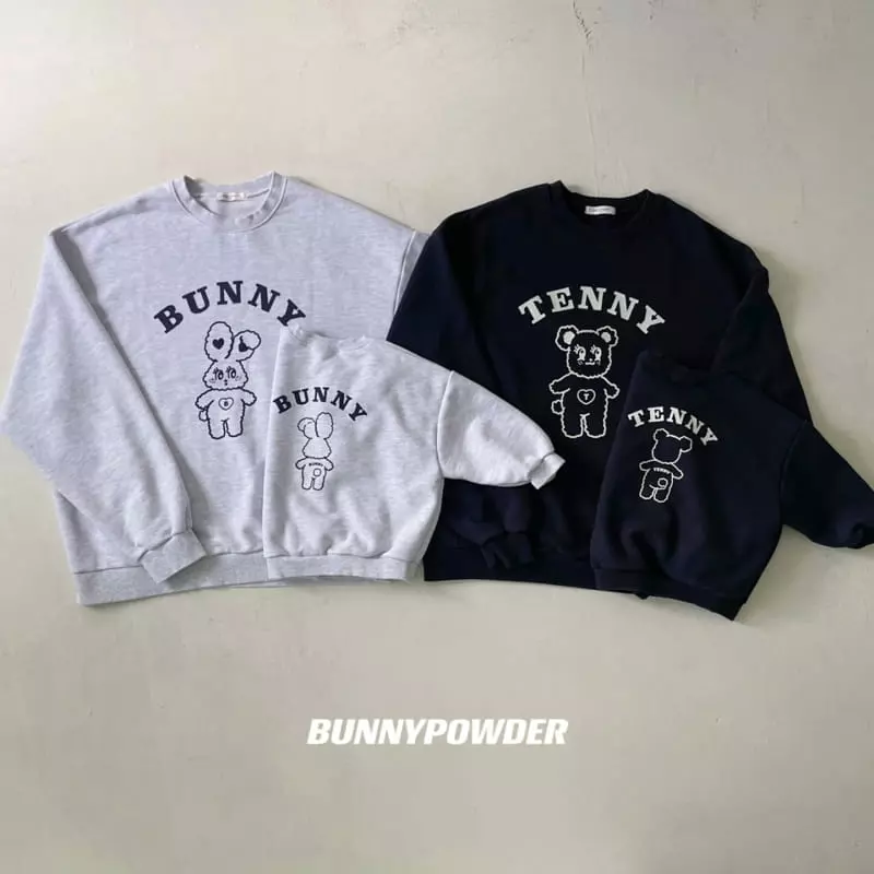Bunny Powder - Korean Children Fashion - #kidsshorts - Gganbu Sweatshirt with Mom