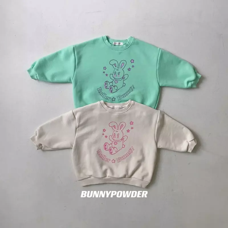 Bunny Powder - Korean Children Fashion - #prettylittlegirls - Roller Bunny Sweatshirt