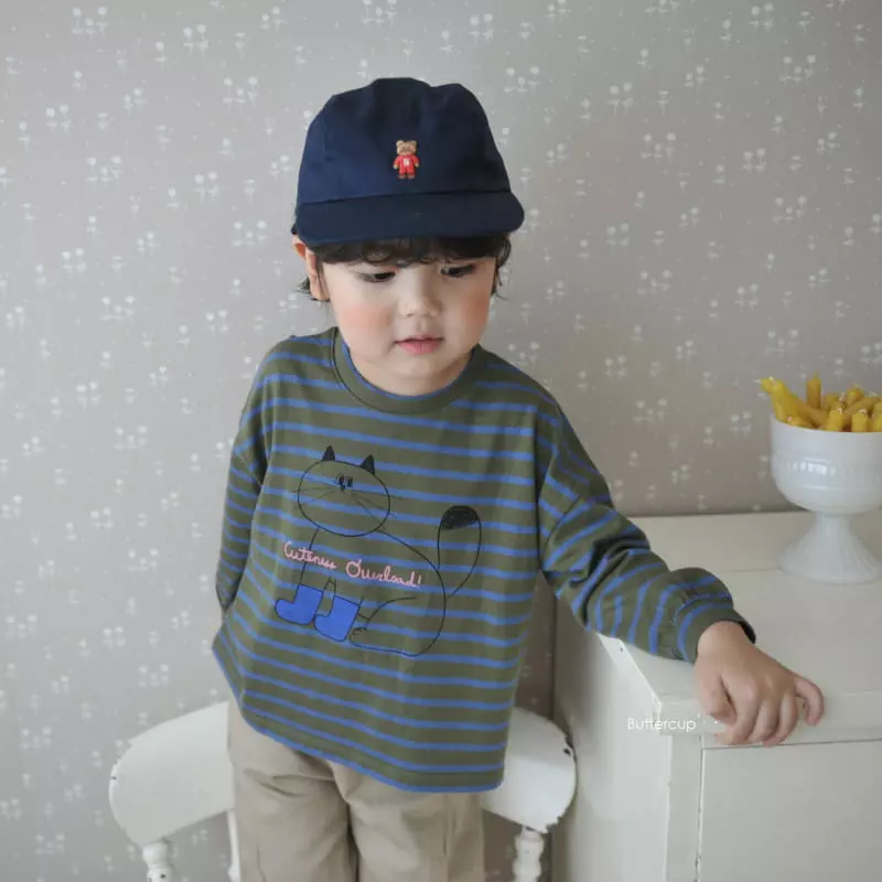 Buttercup - Korean Children Fashion - #kidsstore - Wear Boots Cat Tee