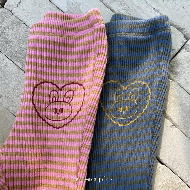 Buttercup - Korean Children Fashion - #kidsshorts - Heart Rabbit Pants - 4