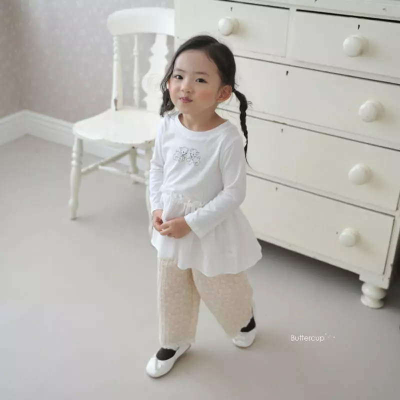 Buttercup - Korean Children Fashion - #prettylittlegirls - Cashmerre Skirt Tee - 4