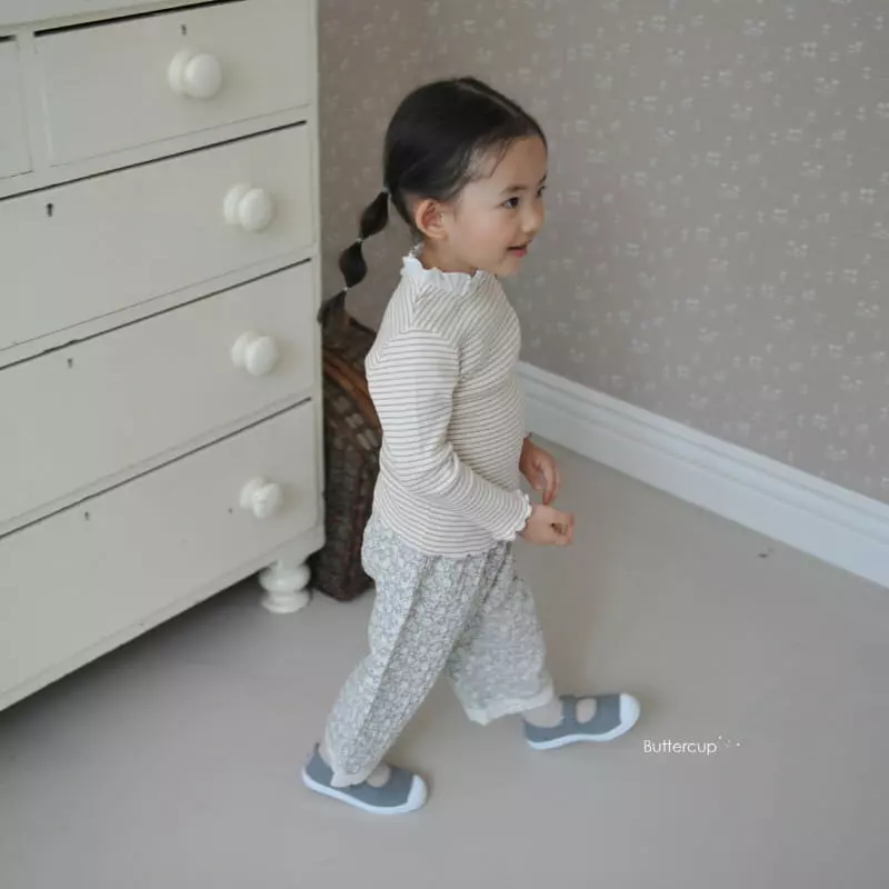 Buttercup - Korean Children Fashion - #todddlerfashion - Frill Pin Rub Tee - 7