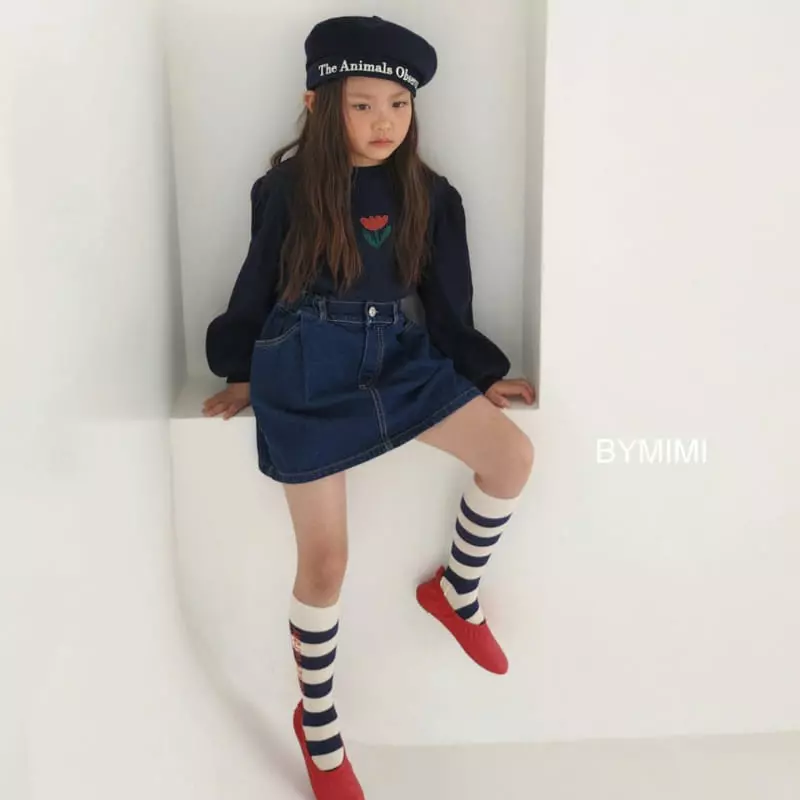 Bymimi - Korean Children Fashion - #Kfashion4kids - Waffle Tee - 12