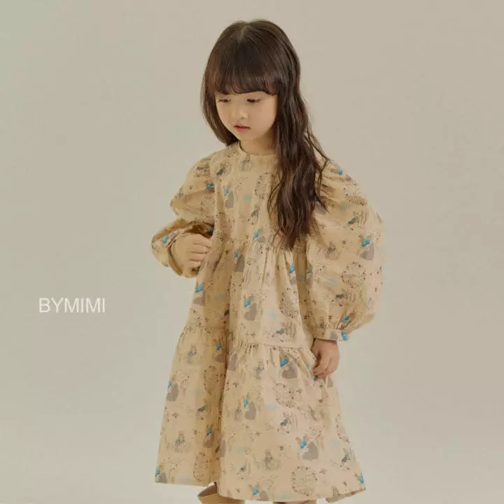 Bymimi - Korean Children Fashion - #Kfashion4kids - Magaret One-piece - 2