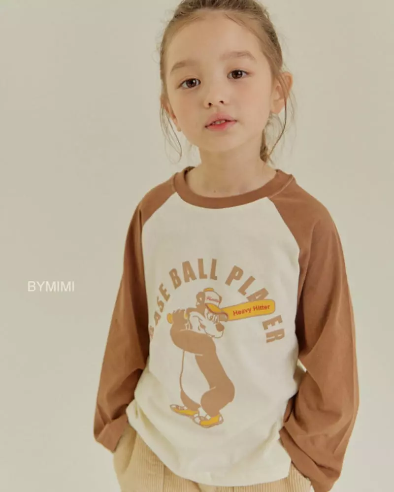 Bymimi - Korean Children Fashion - #designkidswear - Home Run Ball Tee - 8