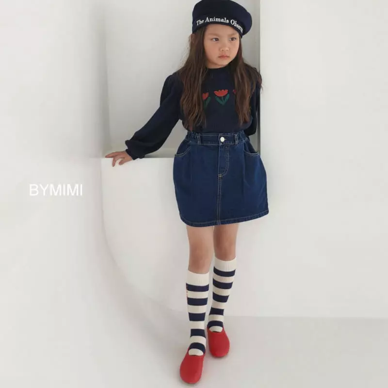 Bymimi - Korean Children Fashion - #kidsshorts - Waffle Tee - 9