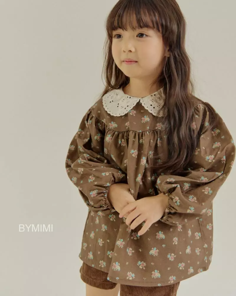 Bymimi - Korean Children Fashion - #fashionkids - Lace Collar Blouse - 4