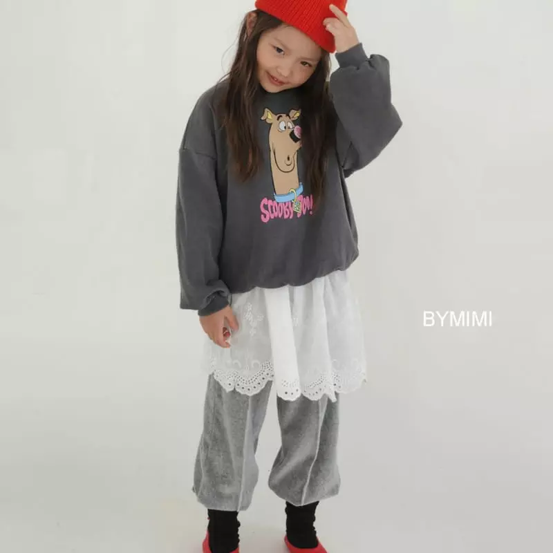 Bymimi - Korean Children Fashion - #kidsstore - Pigment Sweatshirt - 8